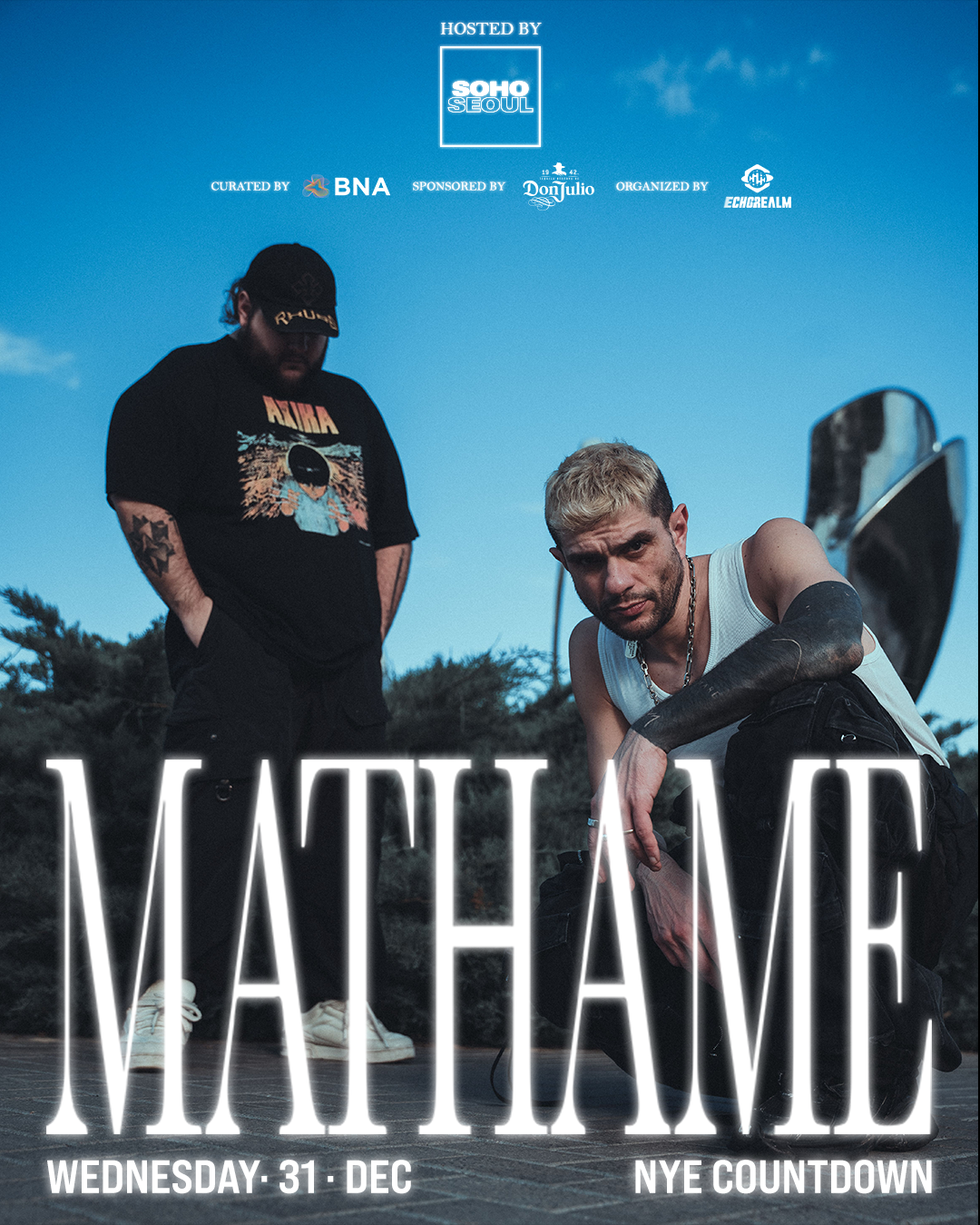 NYE COUNTDOWN WITH Mathame at TBA, Seoul