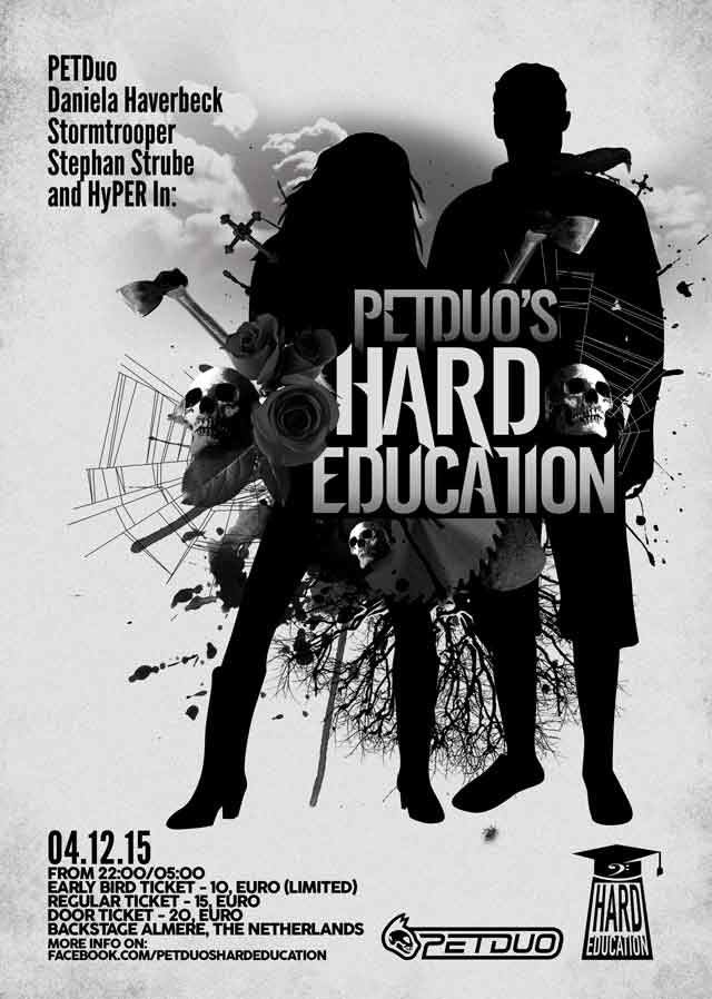 Petduo's Hard Education The Dutch Edition - フライヤー表