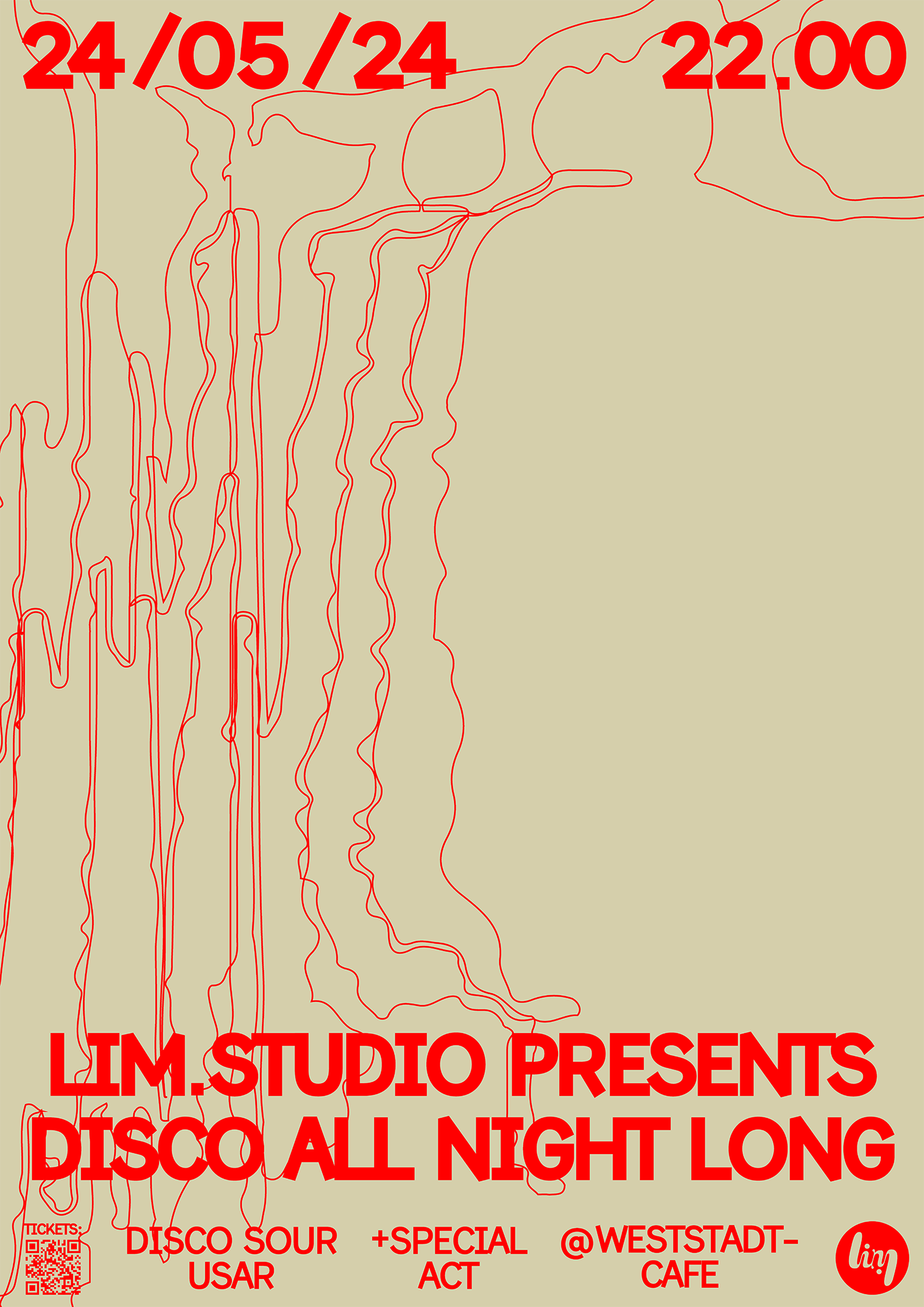 lim.studio presents Disco all night long - Página frontal