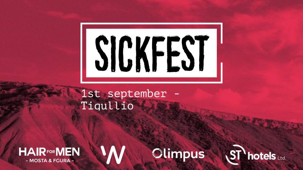 Sickfest '18 - フライヤー表