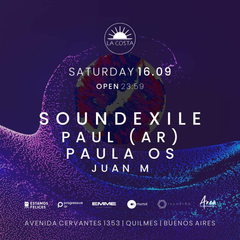 Soundexile + Paula Os.. - La Costa, Quilmes - Página frontal