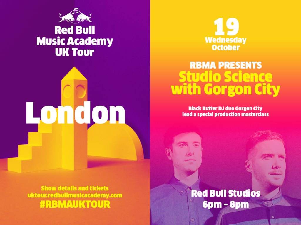 Rbma UK Tour Pres. Studio Science with Gorgon City - Página frontal