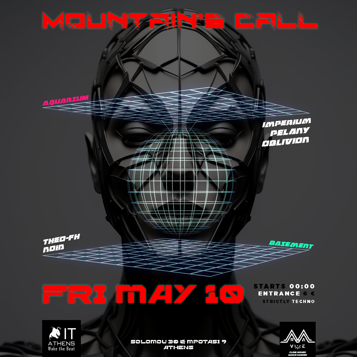 MOUNTAIN'S CALL @ITAthens - STRICTLY TECHNO GROOVES - Página frontal