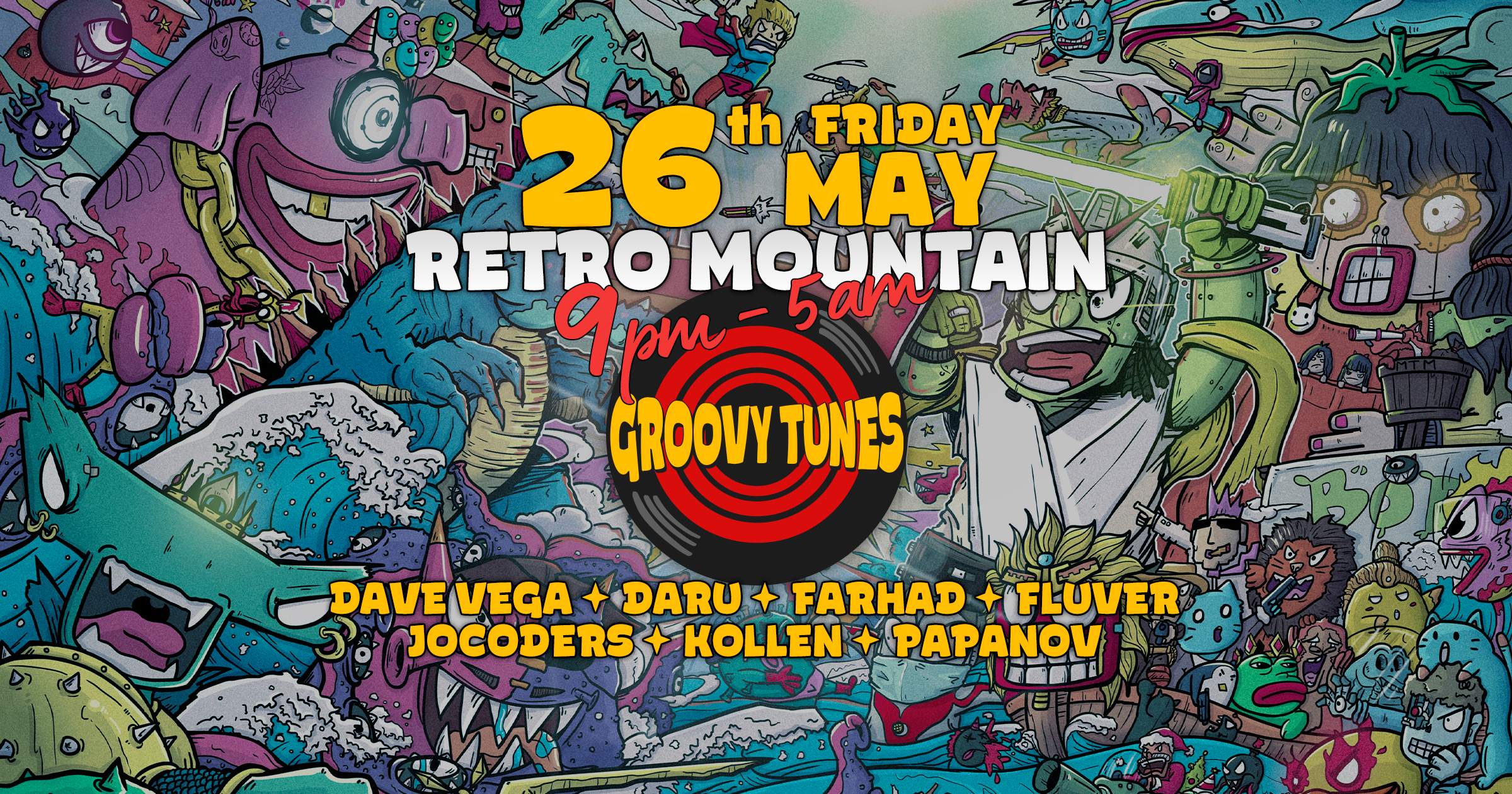 Groovy Tunes at Retro Mountain - Página frontal