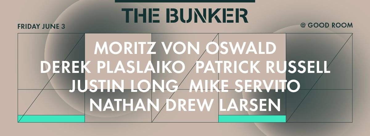 The Bunker presents Moritz Von Oswald and Hugo Ball - フライヤー表