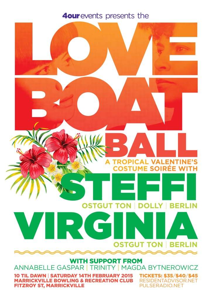 4our presents The Love Boat Ball with Steffi & Virginia - Página frontal