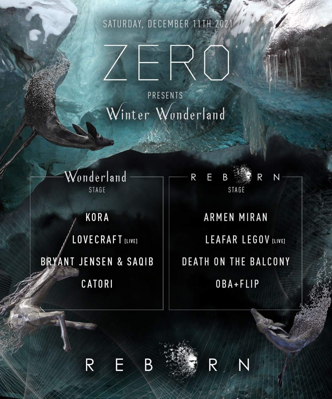 Zero presents... Winter Wonderland - フライヤー表