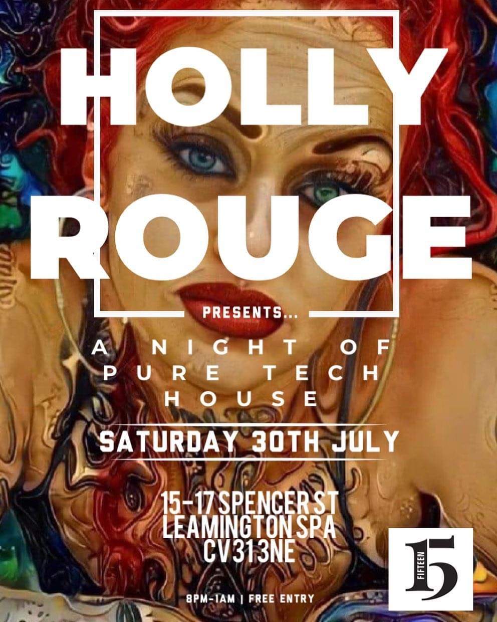 Holly Rouge PRESENTS: A NIGHT OF PURE TECH HOUSE - Página frontal