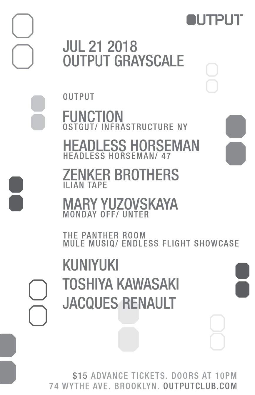 Output Grayscale - Function/ Headless Horseman/ Zenker Brothers/ Mary Yuzovskaya - Página frontal