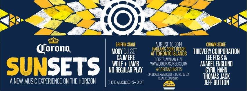 Corona Sunsets Feat. Moby, Thievery Corporation, Lee Foss and Many More - Página frontal