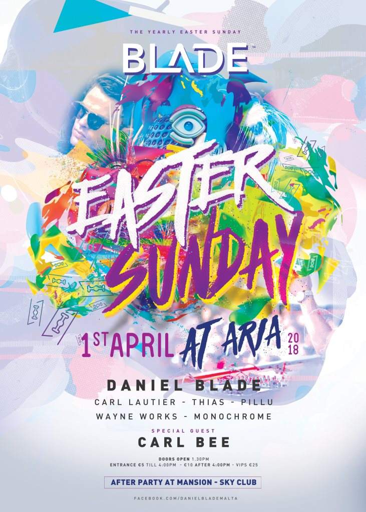 Blade Easter Sunday Afternoon At Aria 2018 - Página frontal