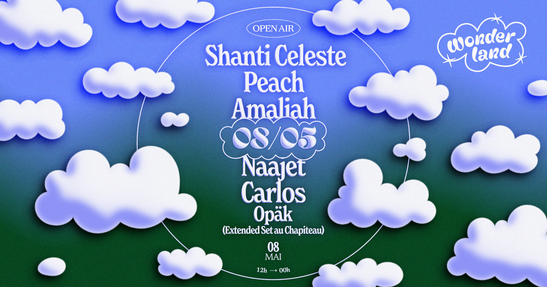 Wonderland invite: Shanti Celeste l Peach l Amaliah - フライヤー表