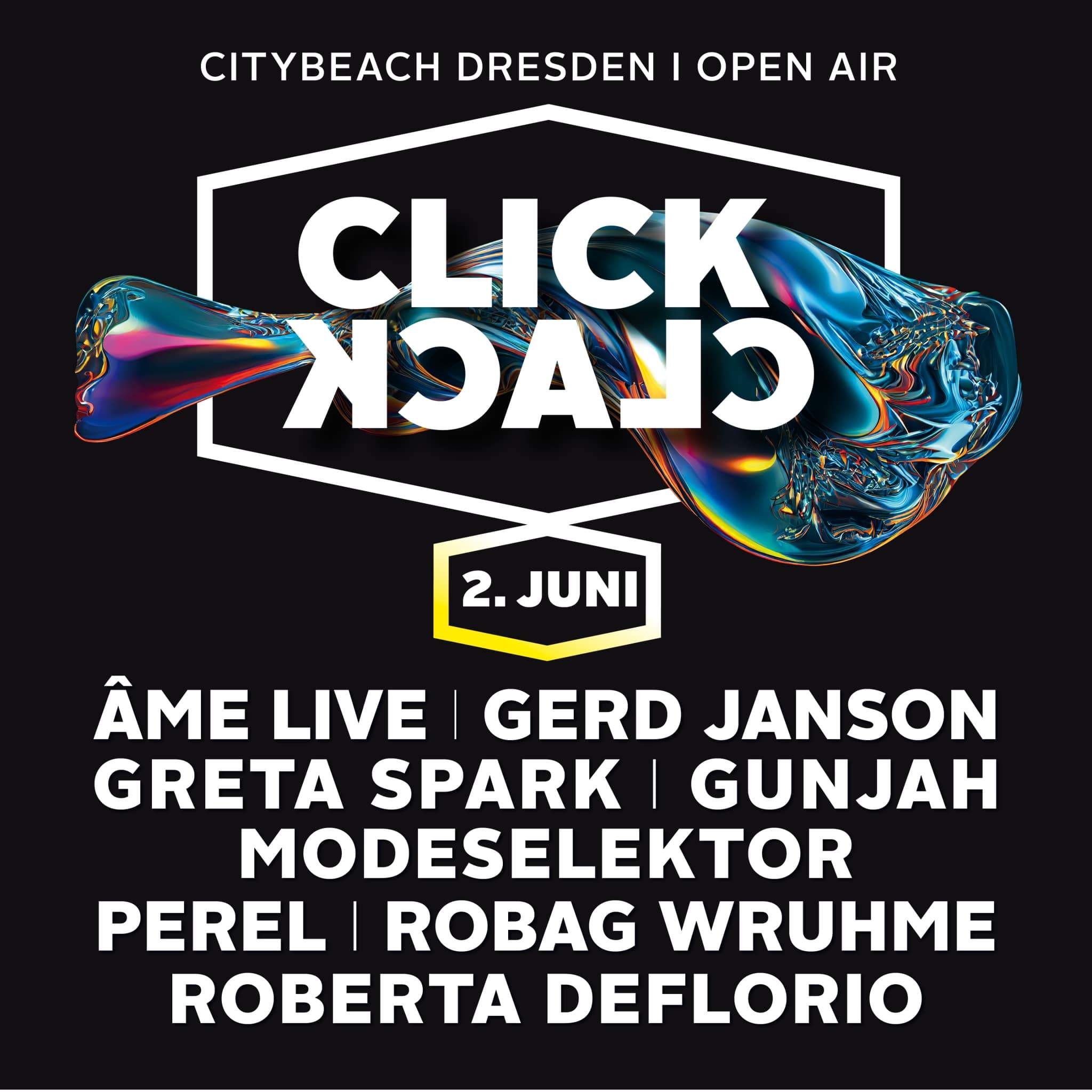 Click Clack 2024 - フライヤー表