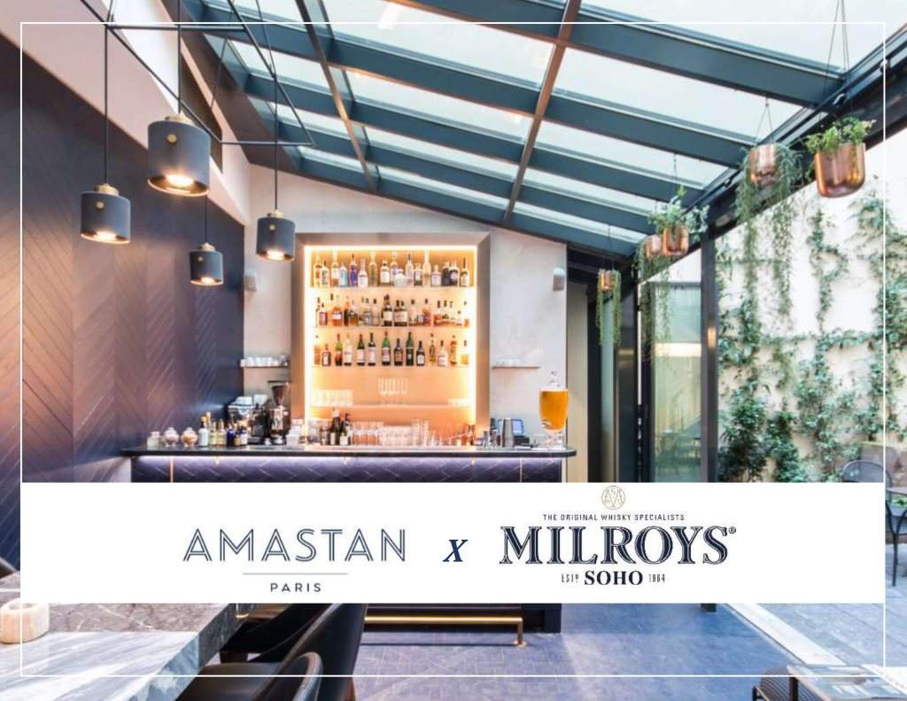 Milroy's of Soho x Amastan Paris Whisky Tastings - Página frontal