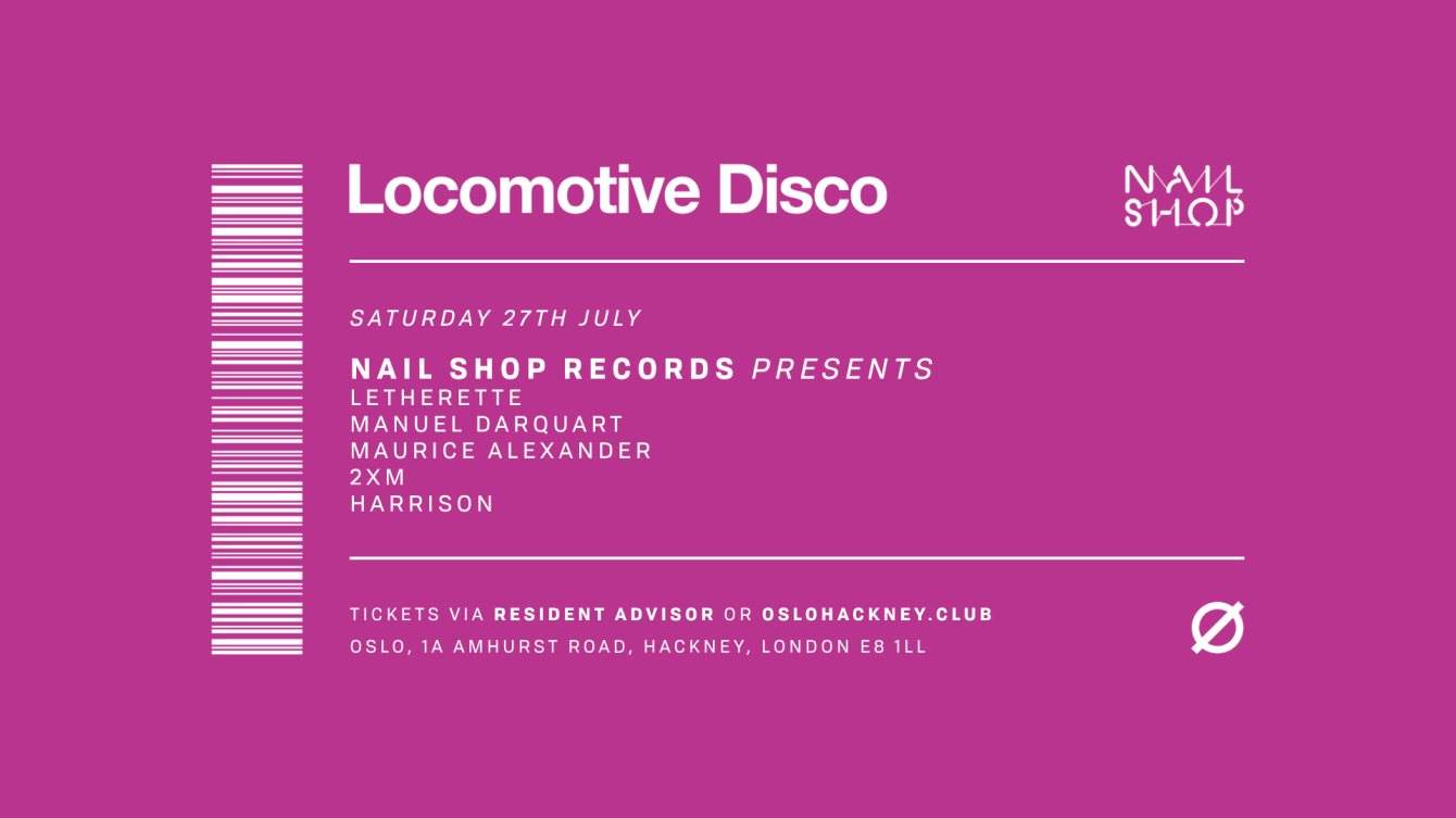Locomotive Disco: Nail Shop Records presents: Letherette - Página frontal