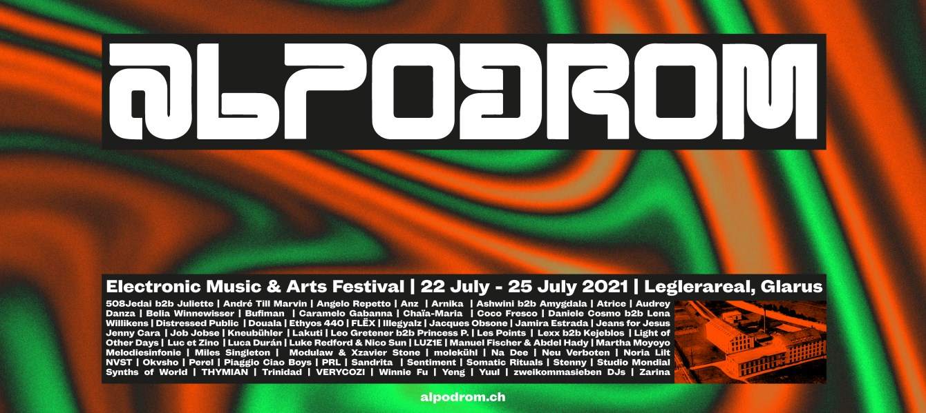 Alpodrom Festival 2021 - フライヤー表