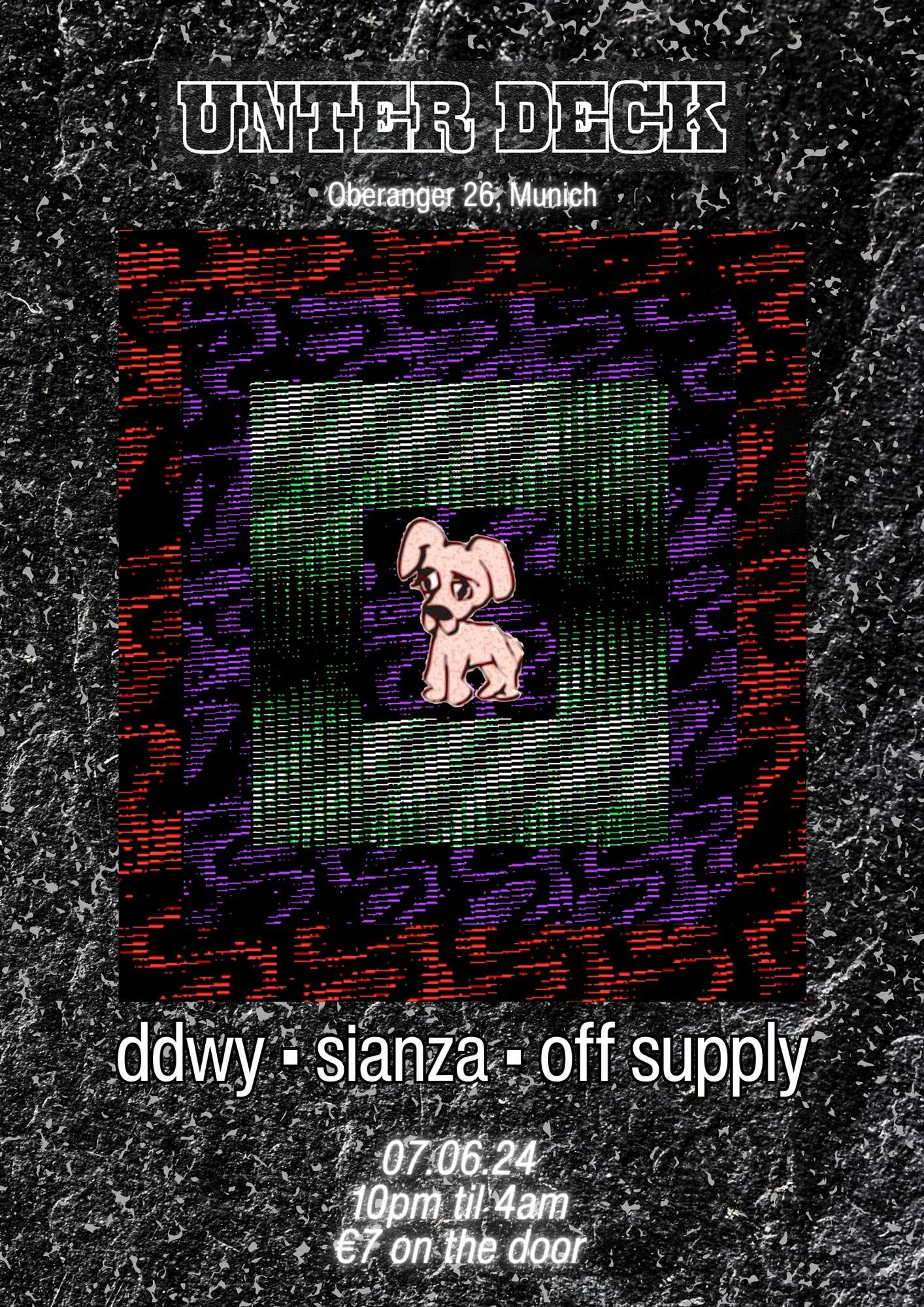 ddwy (Inner Totality & nangi) & sianza & Off Supply - フライヤー表