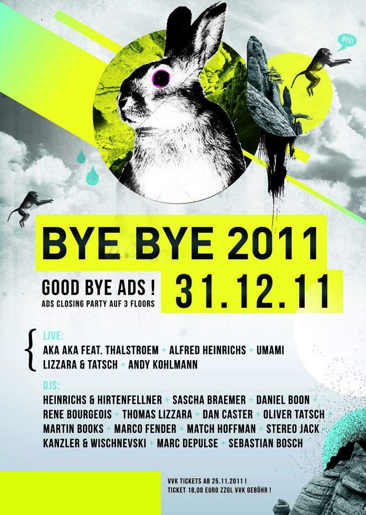 Good Bye 2011, Good Bye Ads - フライヤー表