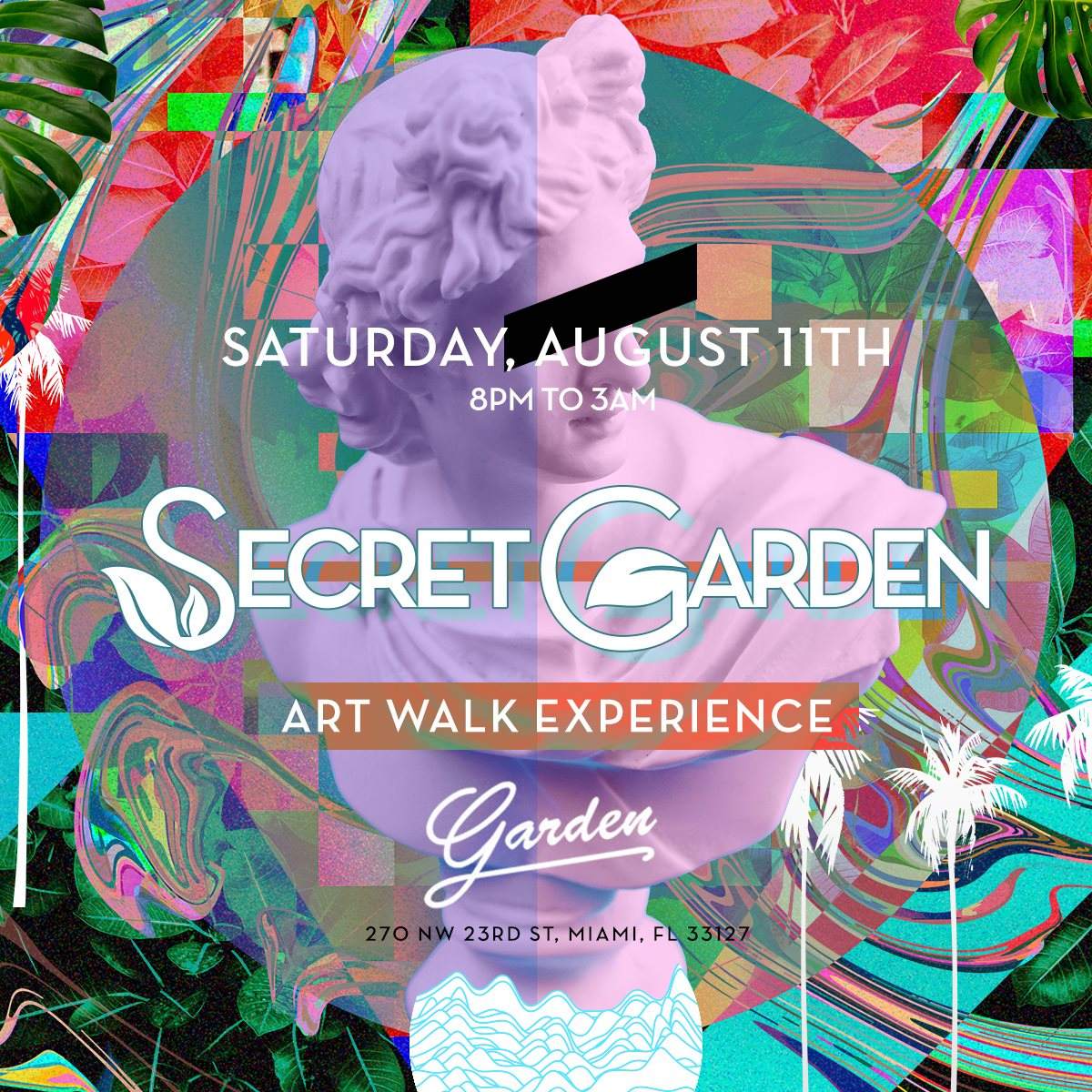 Secret Garden - Art Walk Experience - フライヤー裏