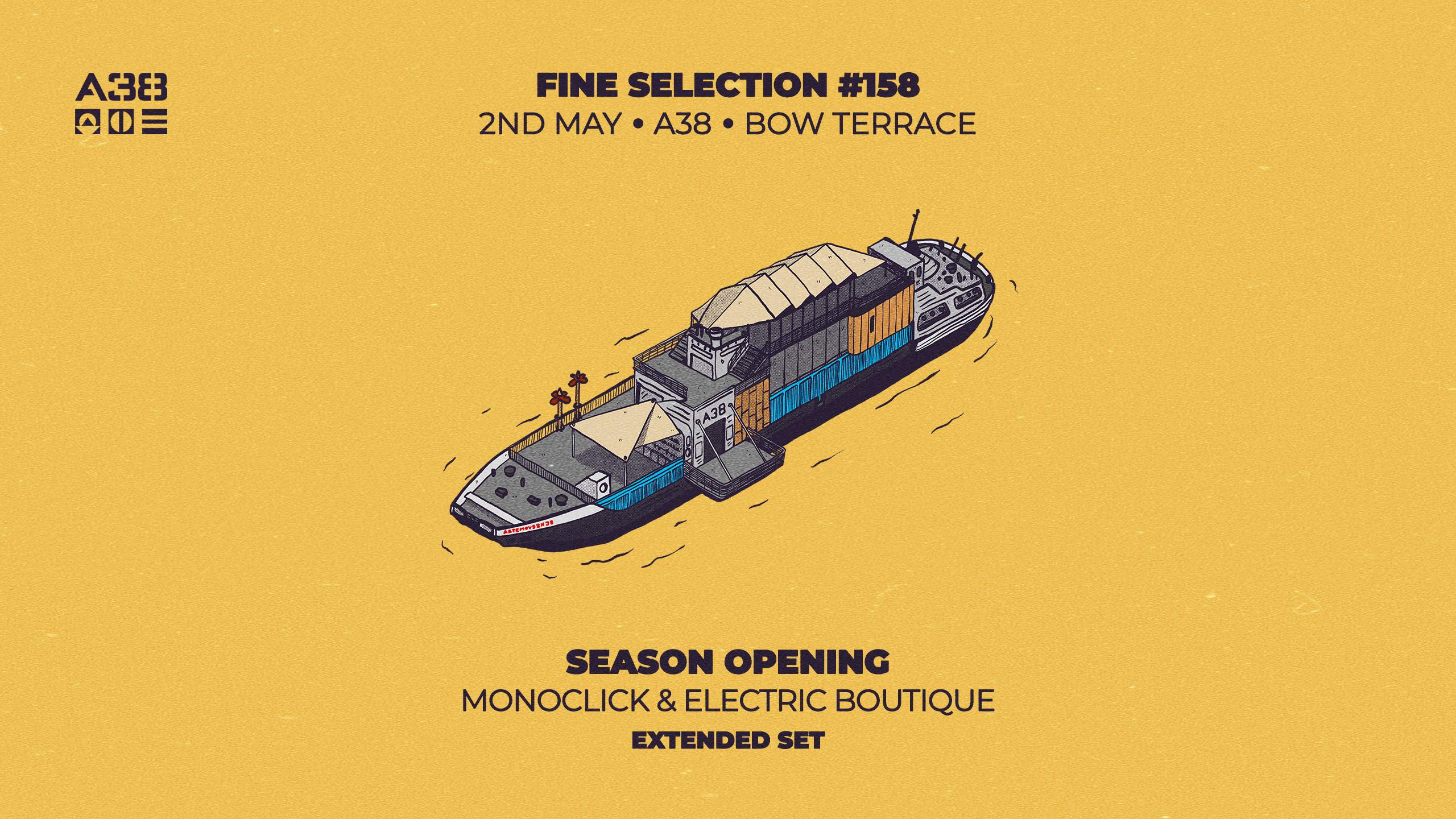 Fine Selection #158 • Season Opening • Monoclick b2b Electric Boutique extended set - Página frontal