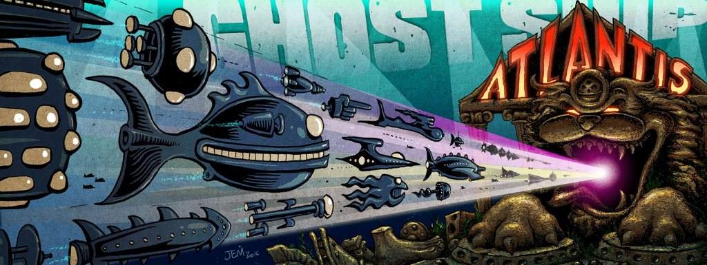 Ghost Ship Halloween: Atlantis - フライヤー表