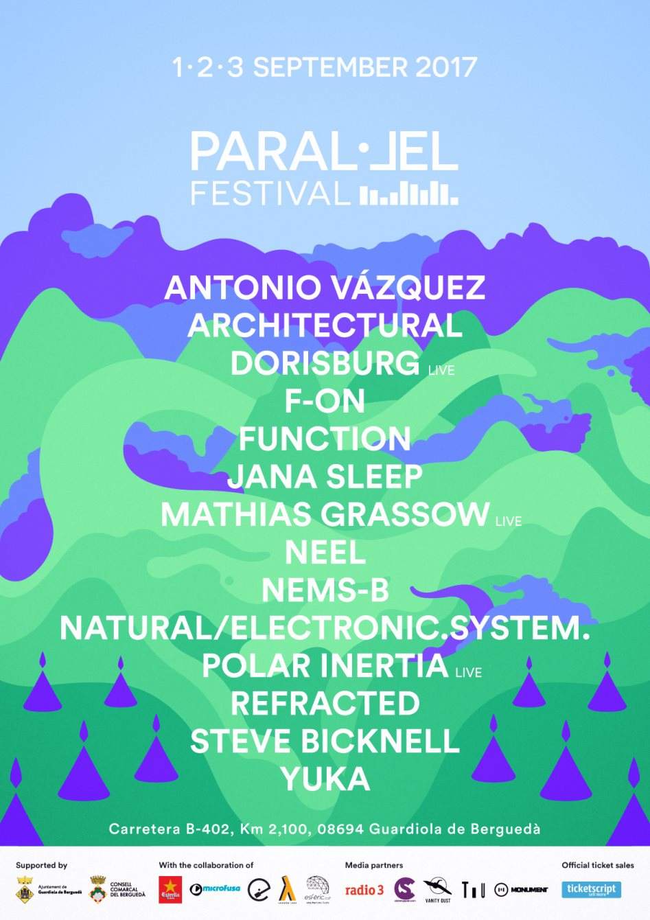 Paral·lel Festival 2017 - Página frontal