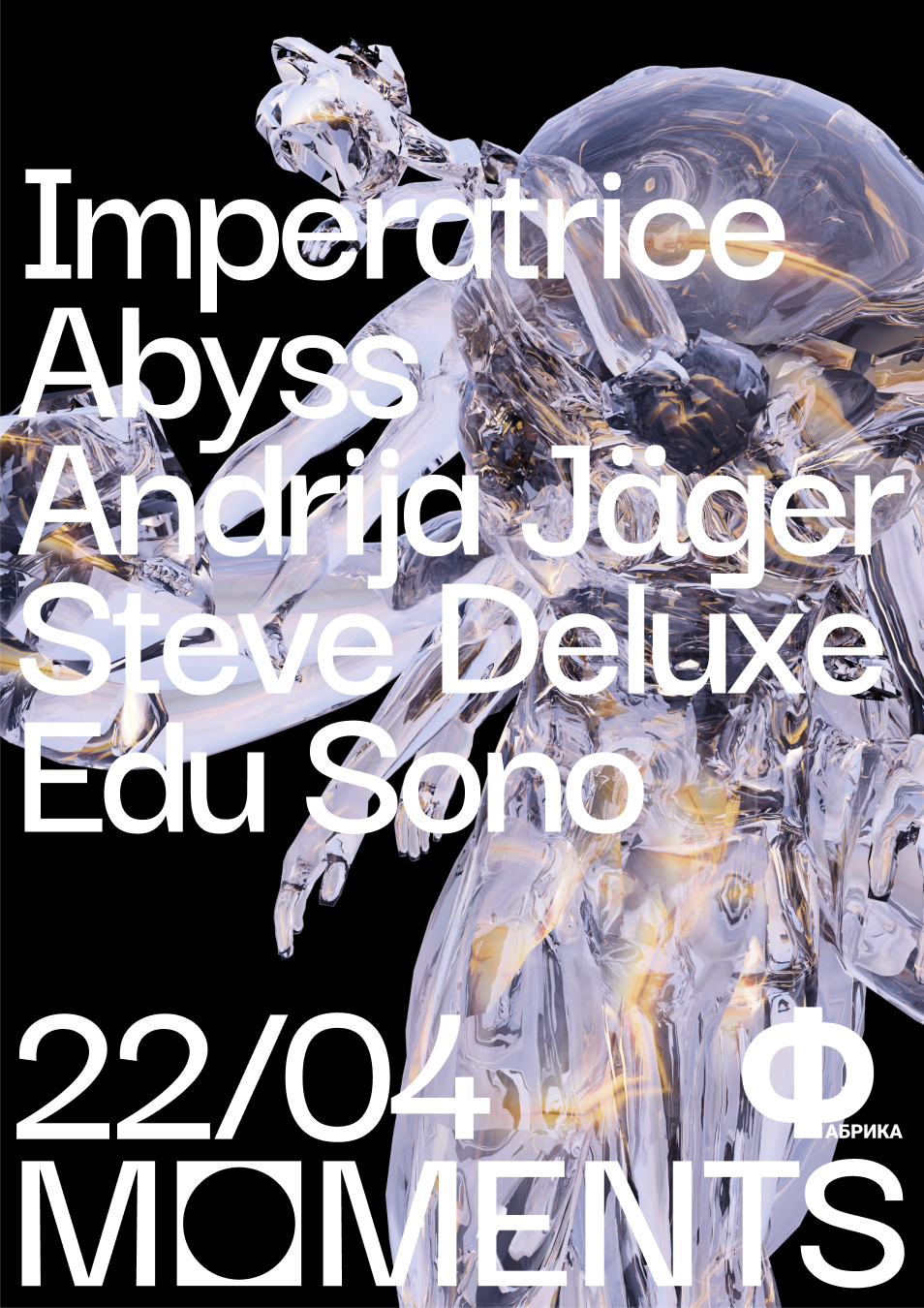 Moments — EP 10 - Imperatrice • Andrija Jäger • Abyss • Steve Deluxe • Edu Sono - Página frontal