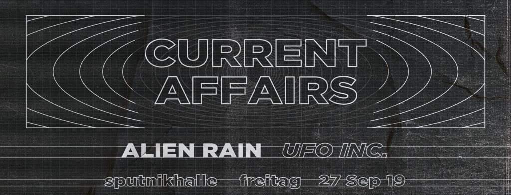 Current Affairs with Alien Rain - Página frontal