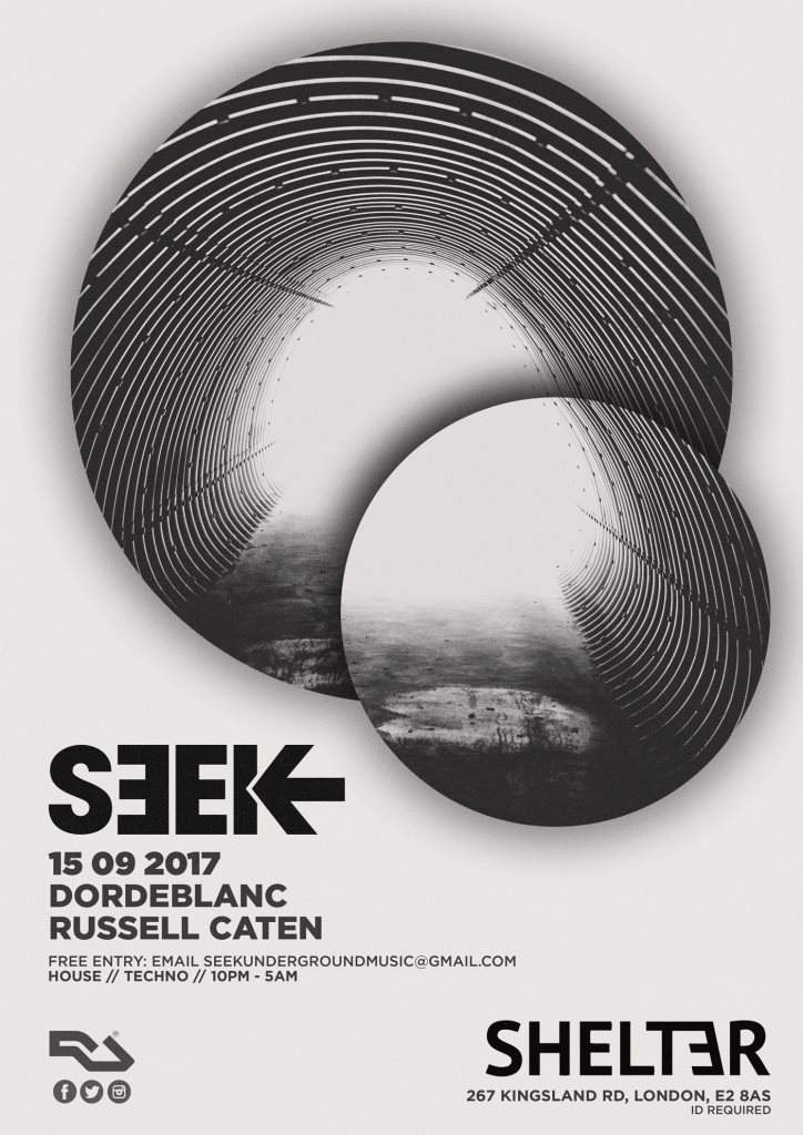 SEEK← Launch Party  - フライヤー表