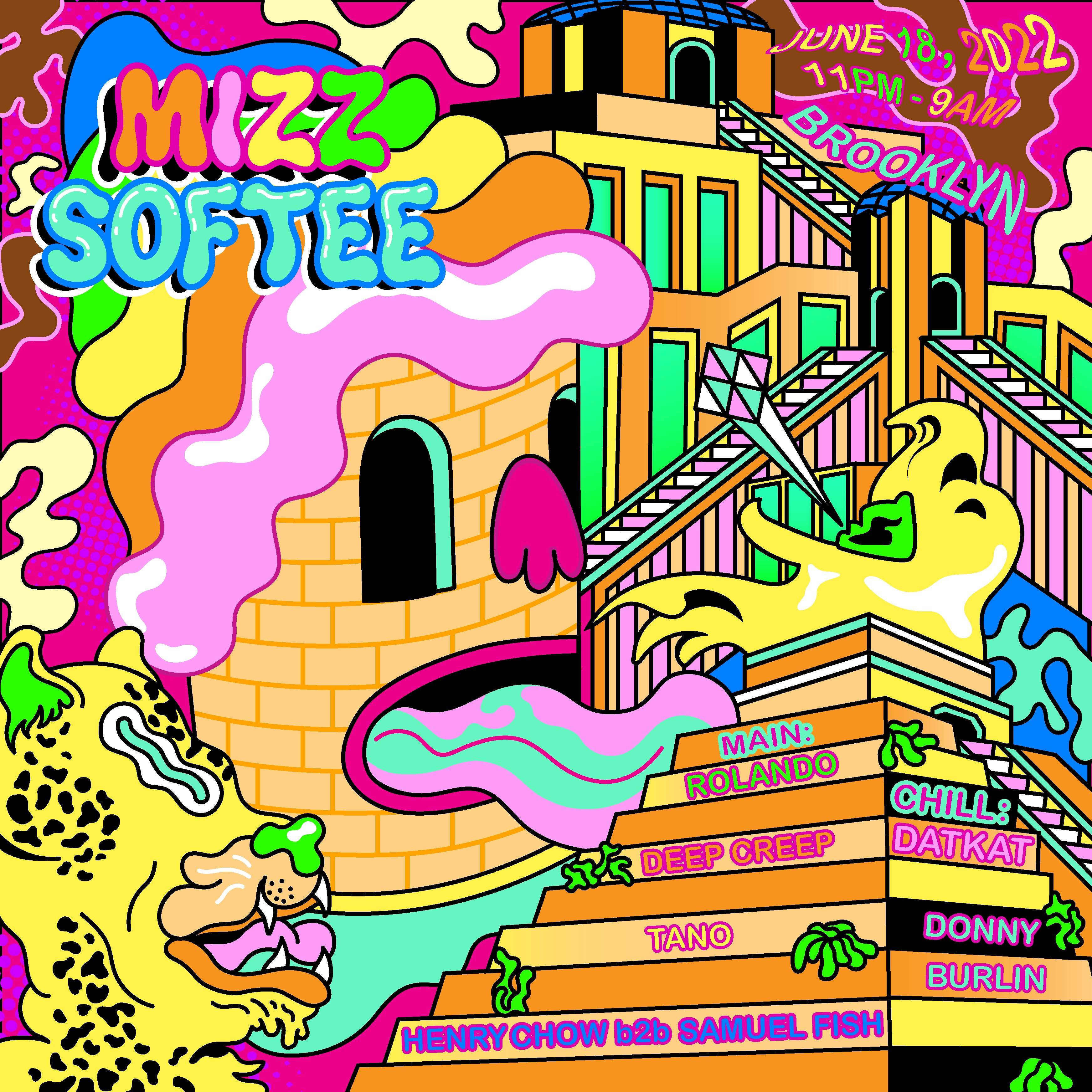 Mizz Softee: DJ Rolando, Tano, Deep Creep, DatKat, Donny Burlin, Henry Chow, Samuel Fish - Página frontal