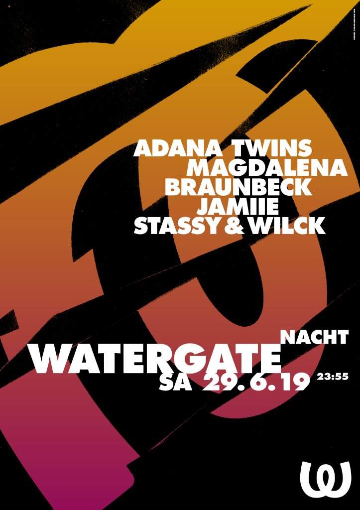 Watergate Nacht with Adana Twins, Magdalena, Braunbeck, JAMIIE, Stassy & Wilck - Página frontal