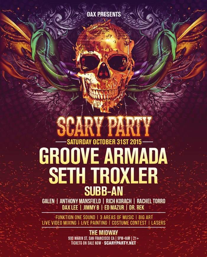 Scary Party - Tickets Available At The Door - Página trasera