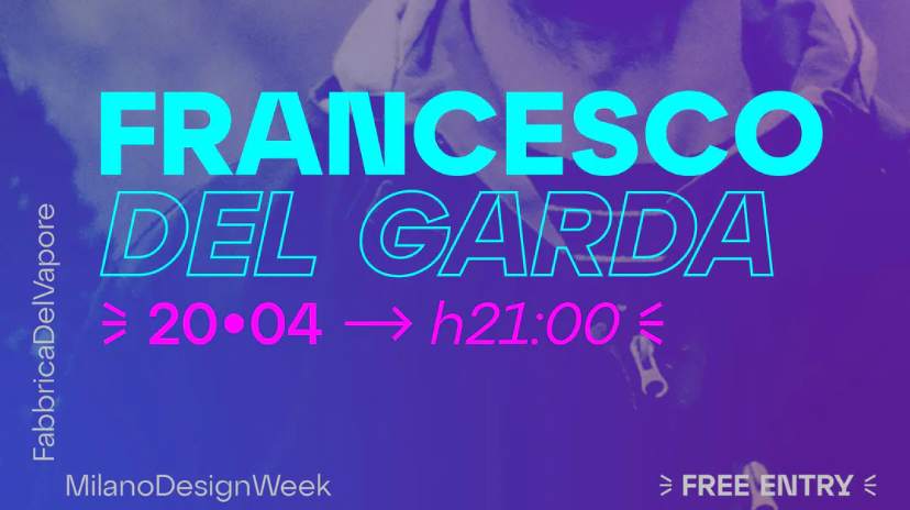 Francesco Del Garda, Alex Neri, Gommage x Fabbrica Design Week 2024 - Página frontal