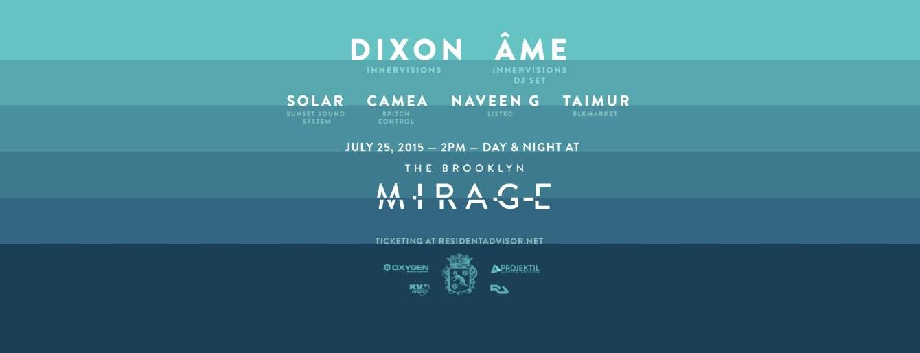 Dixon, Âme (DJ Set), Solar, & More, Produced by Cityfox/Reynard Productions - Página frontal