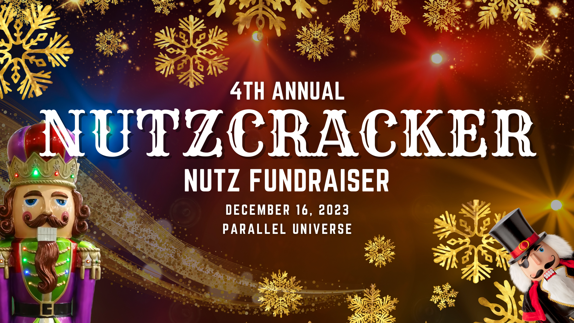 4th Annual NuTzcracker - NuTz Camp Holiday Fundraiser - フライヤー表