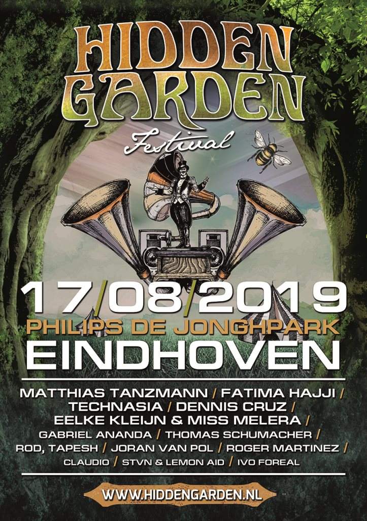 Hidden Garden Festival - フライヤー表