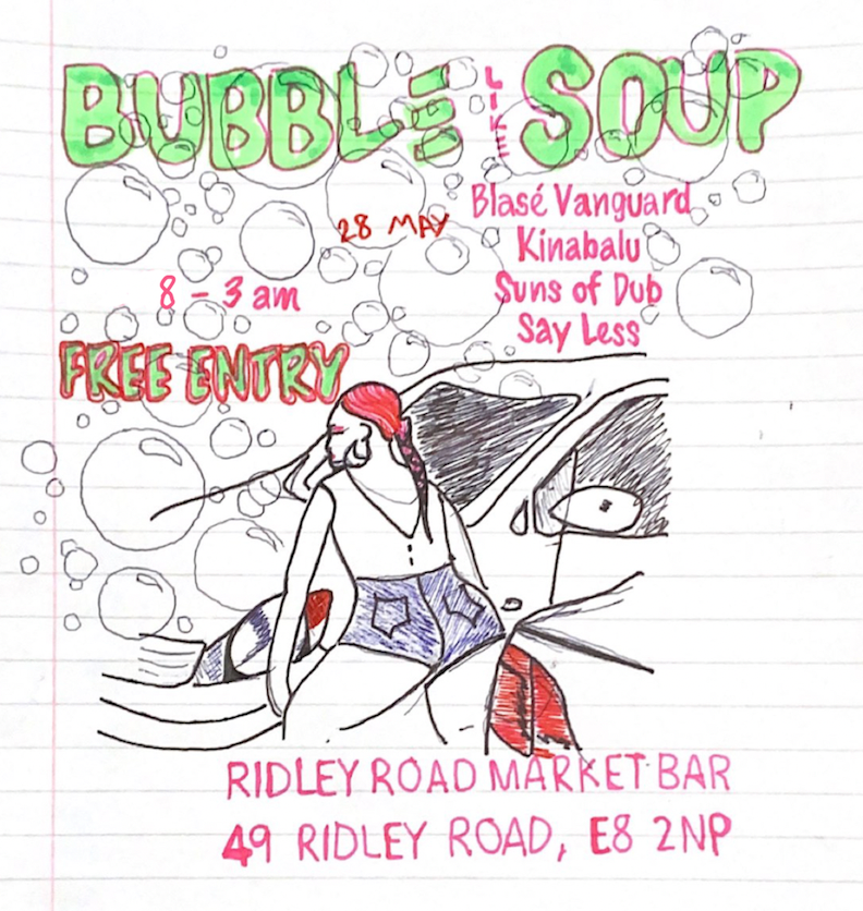 Bubble Like Soup - フライヤー表