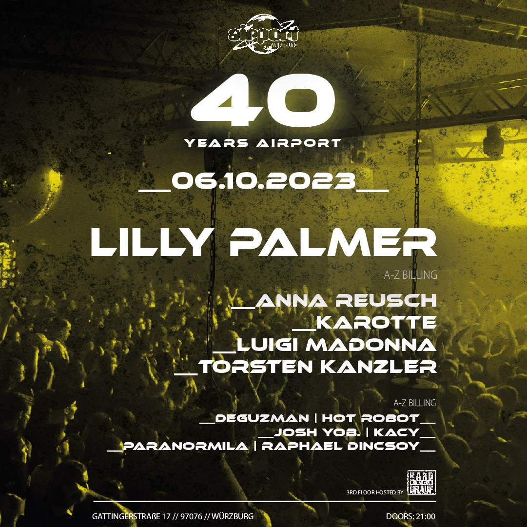 40 Years Airport Day 3 with Lilly Palmer - フライヤー表