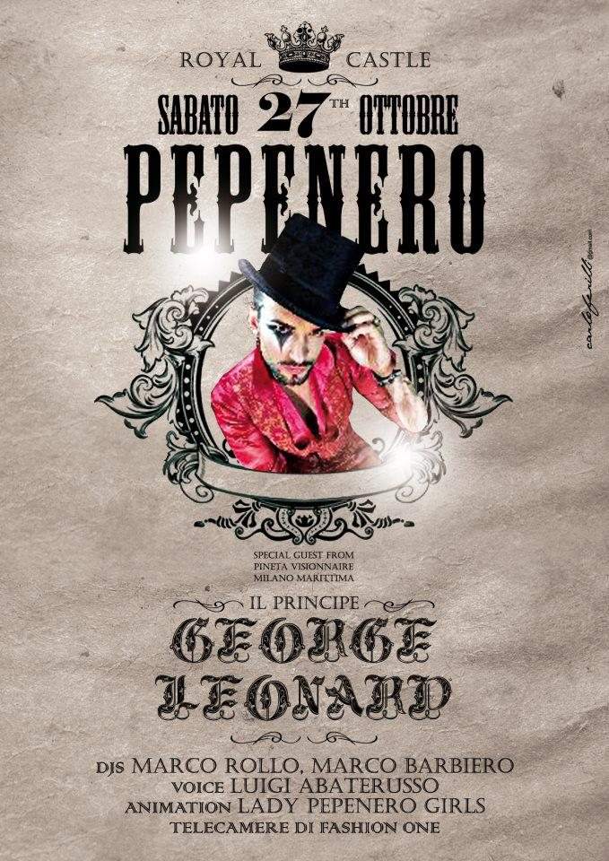 Pepenero Club Pres. George Leonard & Marco Barbiero - Página frontal