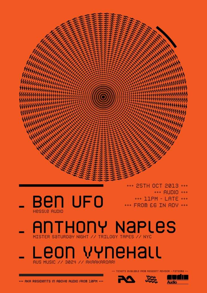 AKAAKAROAR! Ben UFO // Anthony Naples // Leon Vynehall - Página frontal