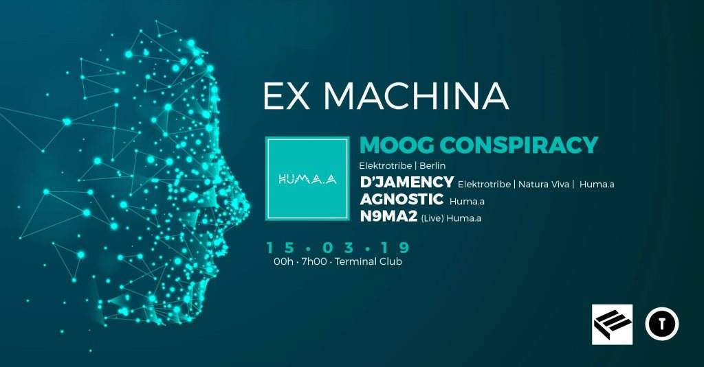 EX Machina: Moog Conspiracy [Elektrotribe/Berlin] D'Jamency - Página frontal