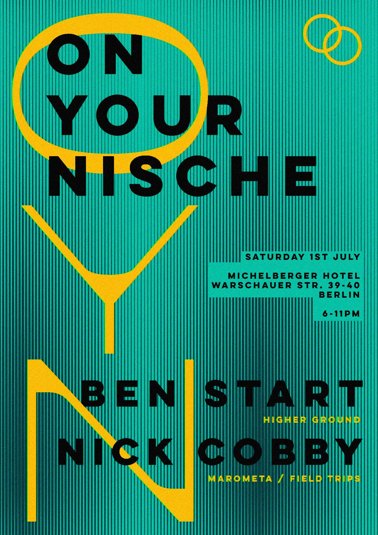 On Your Nische with Ben Start and Nick Cobby - フライヤー表