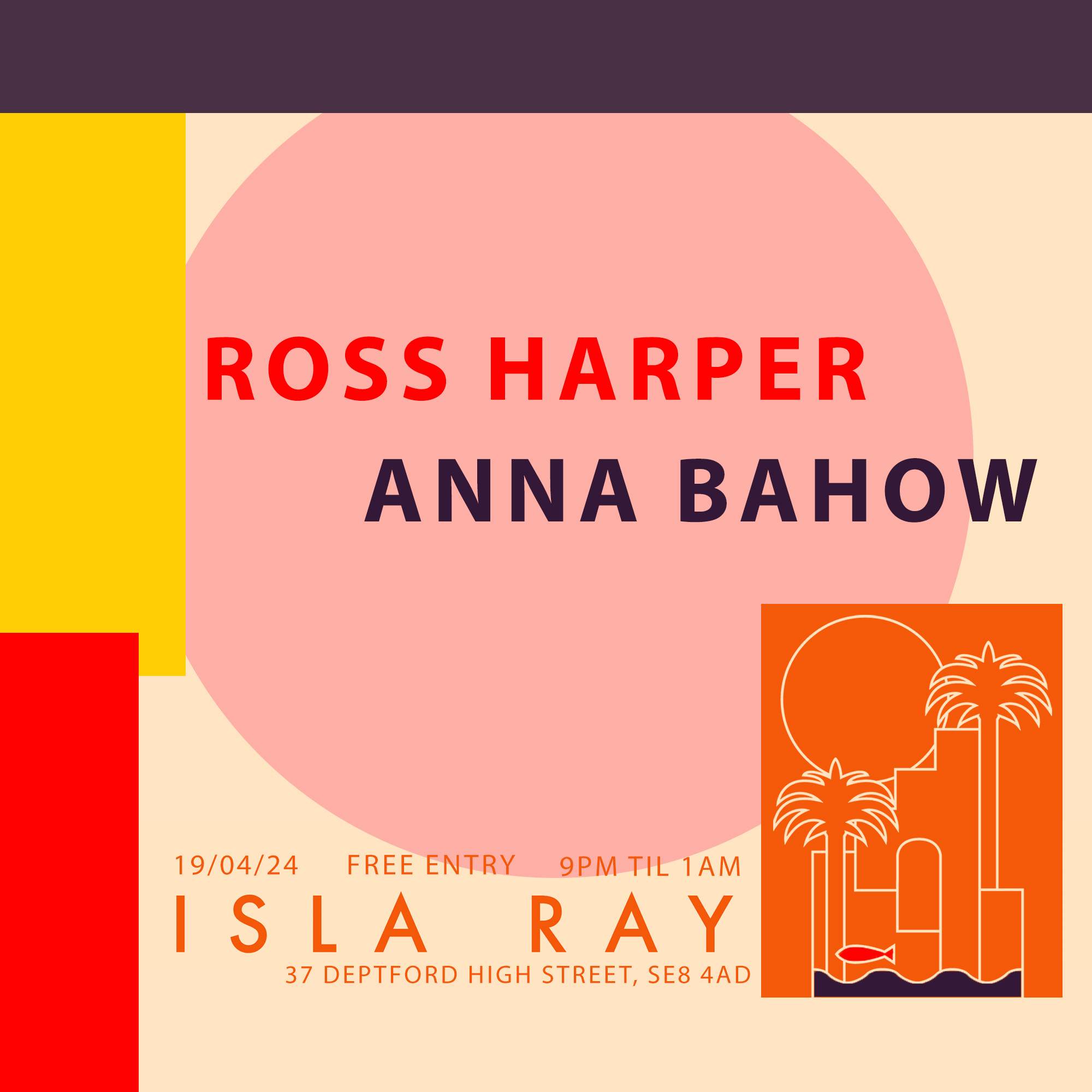 Ross Harper & Anna Bahow - フライヤー表
