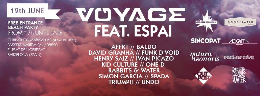 Voyage Feat. Espai Off Week Party 2013 - フライヤー表