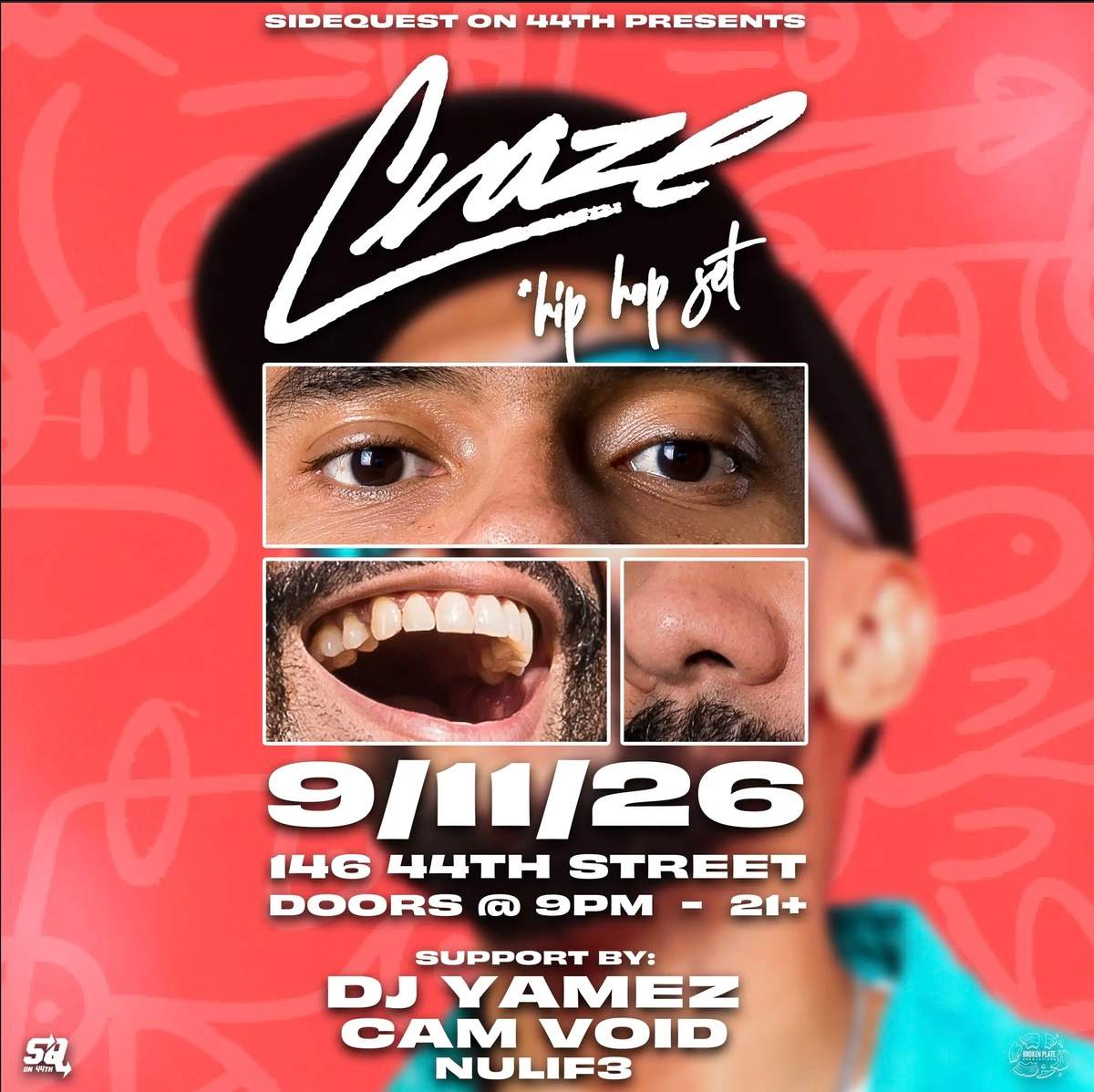 Craze Hip Hop Set at SideQuest on 44th, Pittsburgh
