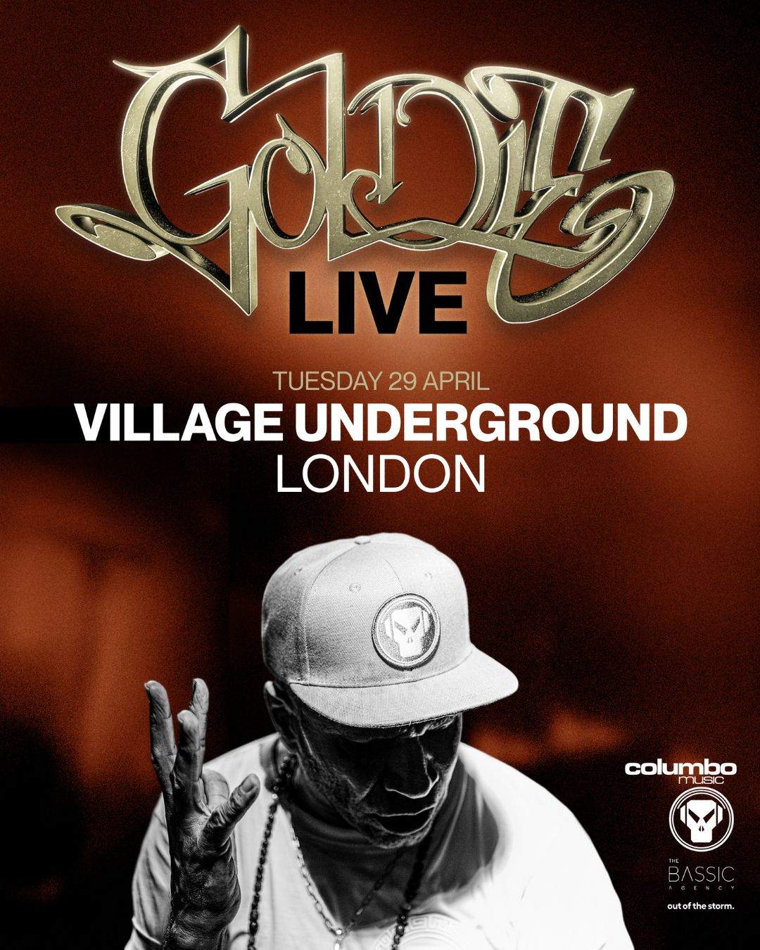 Goldie Live - Village Underground at Village Underground, London
