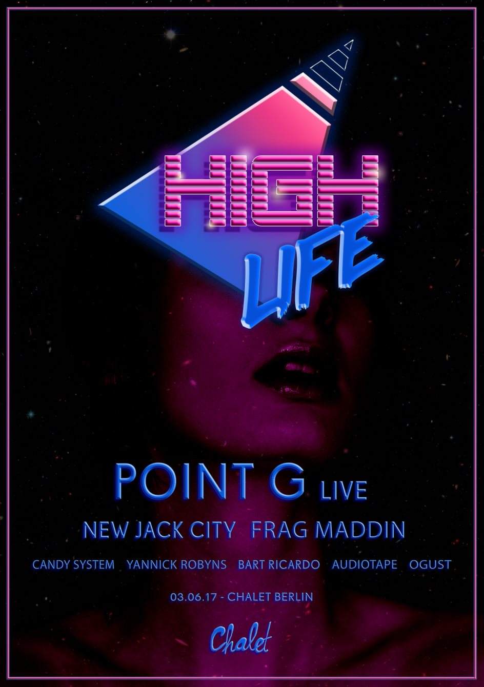 High Life Open Air with Point G Live Releasing 'The Point G Experience - フライヤー裏