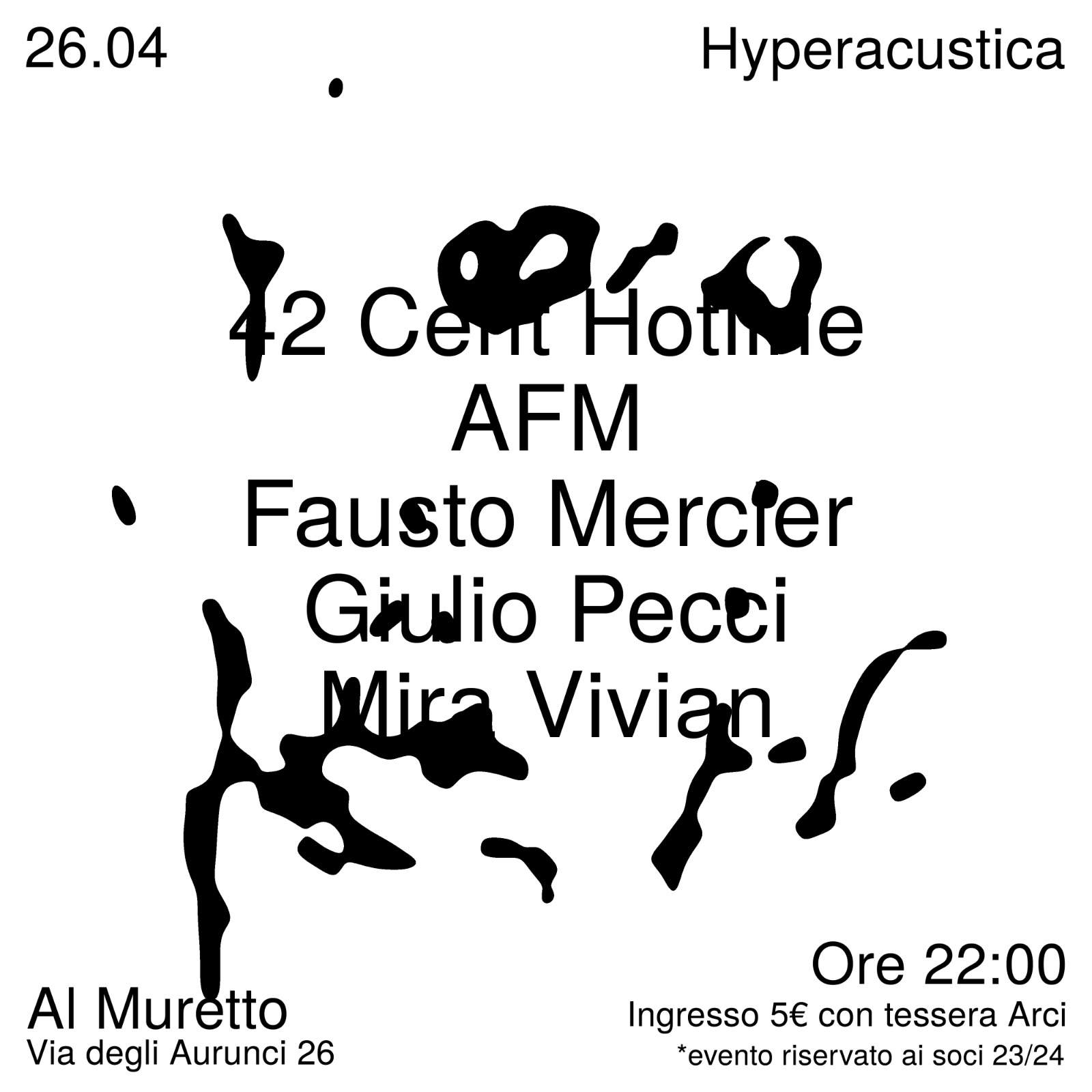 Hyperacustica presents: Fausto Mercier - Página frontal