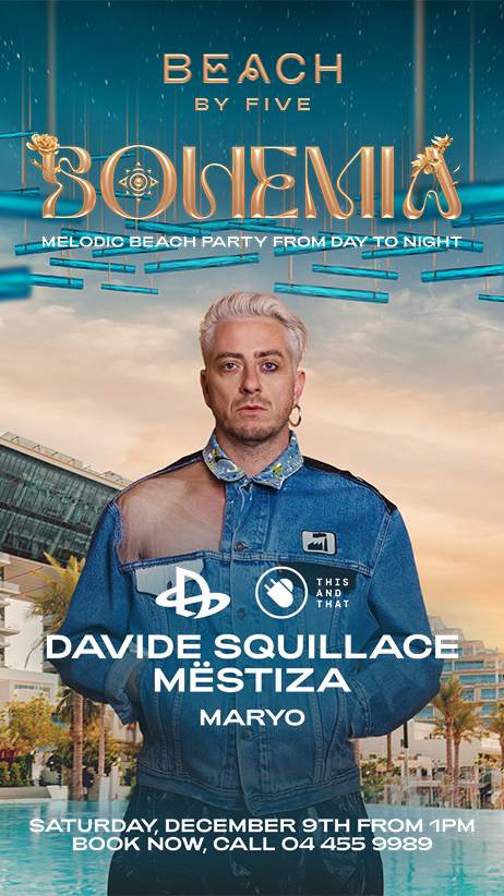 Bohemia with Davide Squillace MESTIZA - フライヤー表