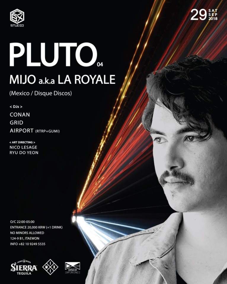 Pluto with Mijo aka LA Royale (Mexico) at BOX Studio - Página frontal